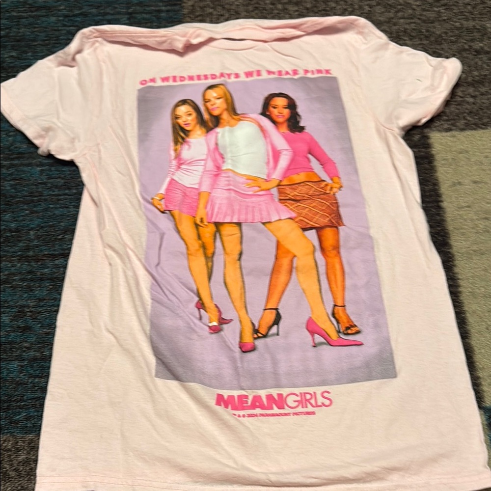 Mean Girls Pink Graphic Tee